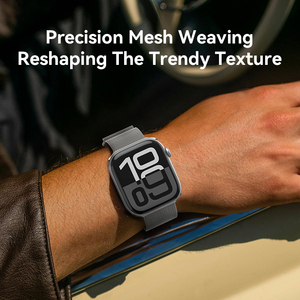 Vente en gros Bracelet de montre milanais en acier inoxydable à mailles extensibles compatible avec la boucle de montre magnétique de luxe IWatch Series 9 8 <span class=keywords><strong>7</strong></span> 6 - Product Image 3