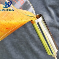 Injecteur de marinade de haute qualité en acier inoxydable 304 de 2 oz, 3 aiguilles, grande capacité, pour viande, volaille, cuisson, barbecue, dinde, steak