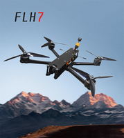 Kits de Drone de course FPV professionnels 120km-140/h + haute vitesse 7 pouces quadrirotor télécommande Drone noir Drone FPV pièces de rechange