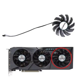 3 Ventiladores Nuevos de 4 Pines y 75 mm PLD08010S12HH para GPU RTX <span class=keywords><strong>3070</strong></span>, compatibles con la tarjeta gráfica Gigabyte GeForce RTX <span class=keywords><strong>3070</strong></span> <span class=keywords><strong>Ti</strong></span> <span class=keywords><strong>EAGLE</strong></span> OC 8G Falcon - Product Image 4
