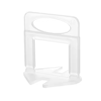 Système de nivellement de carreaux de céramique réutilisable de 1mm avec accessoires d'espacement 1/8 Clips pour système de nivellement de carreaux