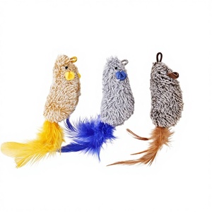Juguetes <span class=keywords><strong>de</strong></span> Ratón <span class=keywords><strong>de</strong></span> Peluche con Catnip para <span class=keywords><strong>Gatos</strong></span>, con Cola <span class=keywords><strong>de</strong></span> Plumas, Juguetes Interactivos para Masticar para Gatitos, Juguetes Rellenos <span class=keywords><strong>de</strong></span> Catnip para <span class=keywords><strong>Gatos</strong></span> - Product Image 5