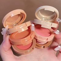 Palette de Maquillage Empilable 3-en-1 en Gros Marque Privée : Illuminateur, Blush et Fard à Paupières Trio, Étui Macaron, Kit de Voyage, Vente en Gros