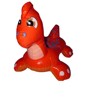 Factory supply household kids Inflatable swimming pool floating pvc Animal cartoon riders