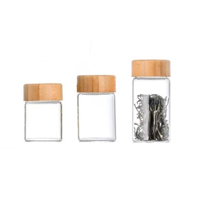 Tubo de Ensayo de Vidrio Borosilicato Vacío de 5ml 10ml 15ml 20ml 25ml con Tapa de Aluminio y Bambú - Product Image 4