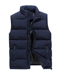 Оптовая продажа, водонепроницаемая куртка с подкладкой, Мужская весенняя куртка-пуховик без рукавов с логотипом на заказ, мужская зимняя куртка с пузырьками для мужчин - Product Image 3