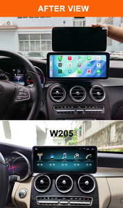 Écran <span class=keywords><strong>Android</strong></span> Carplay Linxu pour autoradio de voiture Mercedes Benz Classe C W205 C200 C300 C250 C63 GLC X253, mise à niveau du tableau de bord - Product Image 6