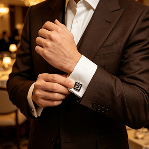 Wholesale Fashion Men's Alloy Cufflinks Business Suit Shirt Cufflinks Gifts for Wedding Anniversary Parties - Product Image 4