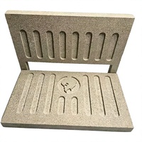 Panneau ignifuge en vermiculite 20mm/25mm/30mm avec option adhésive haute température et service de découpe pour isolation thermique industrielle