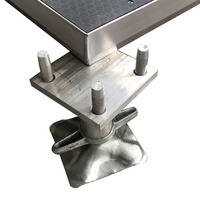 Plateforme de scène en alliage d'aluminium réglable en hauteur avec conception modulaire, scène portable à haute capacité de charge pour les événements en plein air