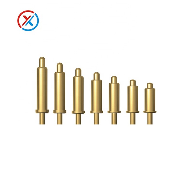 High Current Brass Pogopin Charger 2mm 3mm 5mm Gold Plating Spring Loading PCB 2A 3A DIP Pogo Pins
