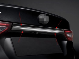 WZXD Precio de Fábrica, Recién Llegado, Cubierta Cromada para la Puerta Trasera del Maletero, para Yaris Ativ 2023 - Product Image 6