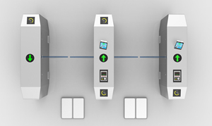 Endüstriyel ESD Erişim Kontrol Turnikesi - Temiz Oda ve Fabrika için Anti-statik Güvenlik Kapısı - Product Image 4