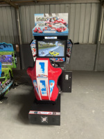 Machine de jeu vidéo de course automobile 32 Outrun à monnayeur pour divertissement intérieur, simulateur d'arcade de conduite, à vendre