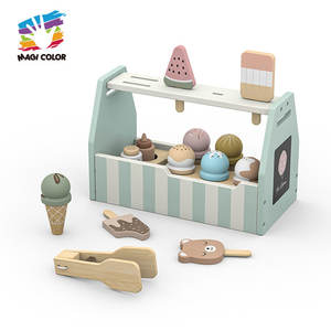 Ensemble <span class=keywords><strong>de</strong></span> jeu <span class=keywords><strong>de</strong></span> boutique <span class=keywords><strong>de</strong></span> crème glacée en bois, sucettes glacées, cuillères, accessoires <span class=keywords><strong>de</strong></span> jeu d'imitation - Peinture écologique, <span class=keywords><strong>stand</strong></span> <span class=keywords><strong>de</strong></span> crème glacée <span class=keywords><strong>jouet</strong></span> pour enfants <span class=keywords><strong>de</strong></span> 3 à 10 ans - Product Image 2