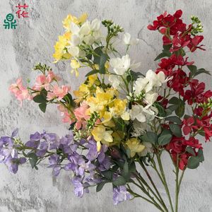 Flores Artificiales de Seda, Rama Individual, Decoraciones para Bodas, Arreglos Florales Hechos a Mano para Pasillos y Arcos - Product Image 2