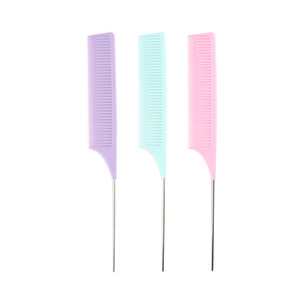 Peigne professionnel pour coiffure, grande taille, couleur bonbon, en PP, pour usage domestique, chignons et coupes de cheveux - Product Image 1