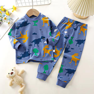 BOTTCOOLA <strong>Cheap</strong> Custom Colorful Print <strong>Clothes</strong> Long Sleeve Child Winter Pajamas <strong>Boy</strong> and Girl 2 PCS Suit Kids Sleepwear Cloth Sets - Product Image 5