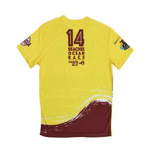 Gahumi T-shirt 100% polyester personnalisé par sublimation impression par sublimation pour hommes vente en gros en usine - Product Image 2