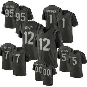 เสื้อฟุตบอลอเมริกันแขนสั้นระบายอากาศได้ดีสำหรับบุรุษสตรีเยาวชน # 7 ฟิลด์ # 12 นามัธ # 1 การ์ดเนอร์ # 5 วิลสัน # 95 วิลเลียมส์ - Product Image 1