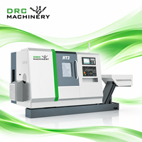 Mesin Bubut CNC FANUC Fungsi Lengkap Tipe Slant Bed HT3 Single Spindle Automatic Turning Center Presisi Tinggi Multifungsi 380V