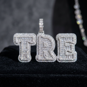 Colgante y Dijes Personalizados con Diamantes VVS Estilo Hip Hop para Hombre, RB Gems PEN3STR - Product Image 3