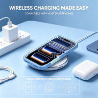 Étui de téléphone magnétique robuste et durable de qualité supérieure, en TPU souple, résistant aux chocs, anti-chute, pour les modèles iPhone et Samsung