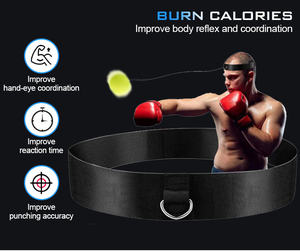 Nouveau produit vitesse sport entraînement poinçon combat réagir tête balle boxe réflexe balles avec bandeau - Product Image 2