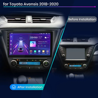 Radio de Coche Junsun con Carplay y Android Auto para Toyota Avensis 2018-2020, Reproductor de DVD para Coche, Radio Estéreo con Navegación para Toyota Avensis