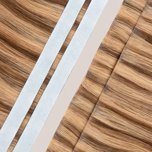 Extension di Capelli Veri Europei Remy Vergini di Alta Qualità, Doppia Trama, Nastro Invisibile, Colore Chiaro - Product Image 4