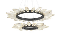 Applique murale LED en verre et laiton brossé, style antique, réglable, pour chambre d'hôtel, maison, salle de bain