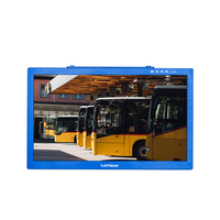 Monitor LCD layar sentuh untuk Android, Monitor 15.6 18.5 19 21.5 24 27 32 inci dengan layar LCD VOD Player, peralatan iklan layar tampilan BT