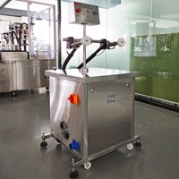 Machine à laver les bouteilles automatique LIENM en acier inoxydable SUS304, rinçage pneumatique haute efficacité pour les parfums