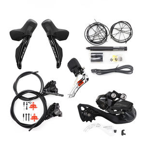 <span class=keywords><strong>Groupe</strong></span> de composants électroniques <span class=keywords><strong>Shimano</strong></span> <span class=keywords><strong>105</strong></span> Di2 R7170 2x12s, dérailleur avant/arrière R7150, batterie DN300, <span class=keywords><strong>groupe</strong></span> de freins à disque pour vélo de route - Product Image 1