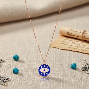 Blue Eye Design Charm Pendentif En Gros 925 Bijoux En Argent Sterling Turc À La Main - Product Image 3