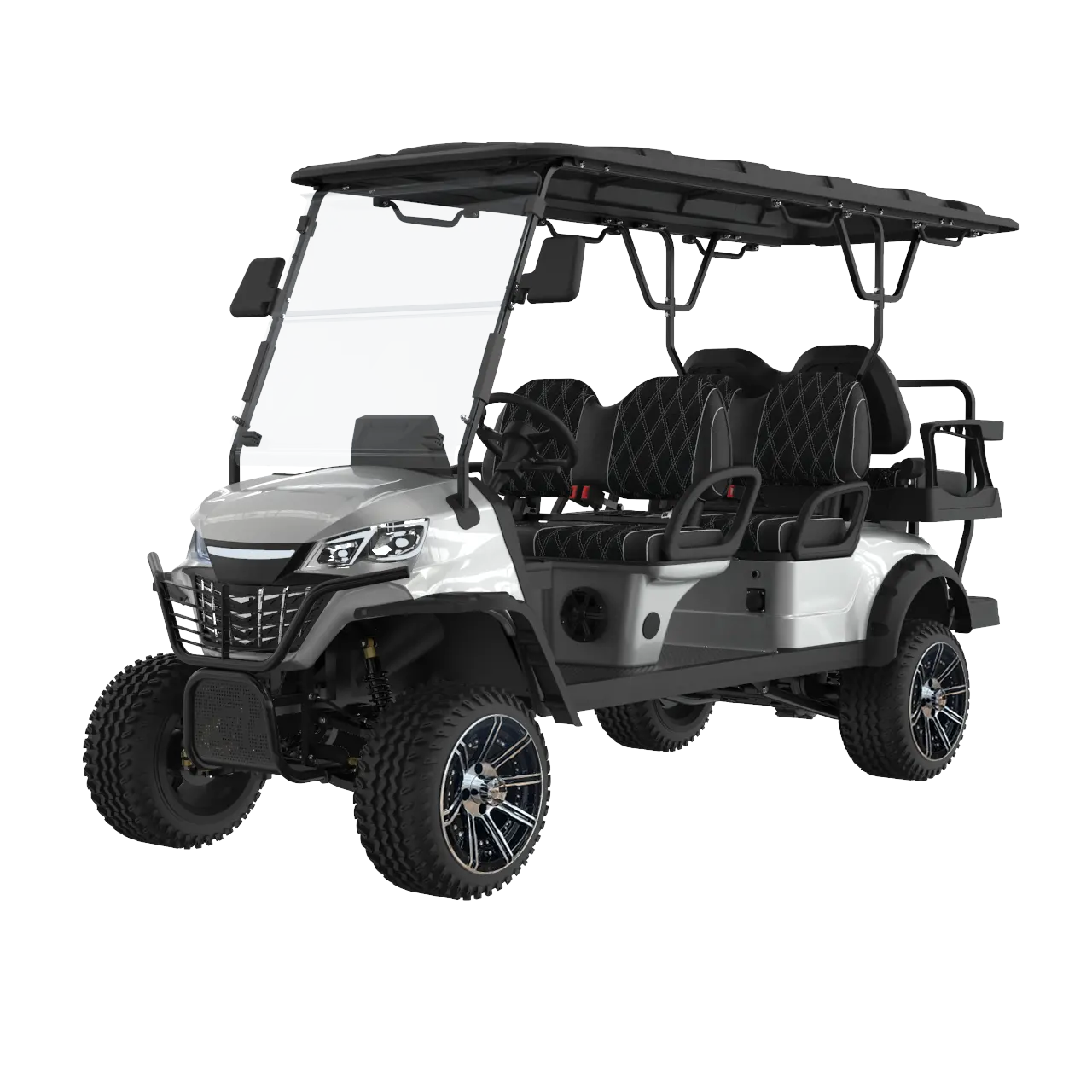 Wholesale Custom Design Golf Cart 6 Seater Lithium Utility Vehicles 48V 72v Off Road Golf Kart Electric Golf Cart