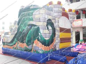 <span class=keywords><strong>Diable</strong></span> Dragon rebond toboggan Combo château d'air cavalier gonflable chevalier <span class=keywords><strong>saut</strong></span> maison toboggan Moonwalk gonflable air château toboggan rebond - Product Image 4