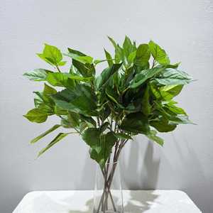Feuilles d'hortensia artificielles Meng Jie, feuilles de mûrier, fleurs en plastique pour arrangements décoratifs et aménagement intérieur - Product Image 2