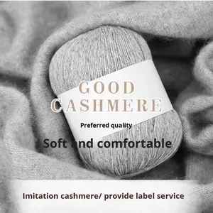 สเวตเตอร์ถักขนสัตว์แคชเมียร์ผสม50กรัม/ม้วนสำหรับมือและเครื่องจักรถักไหมพรมแคชเมียร์ที่สร้างสรรค์ - Product Image 2