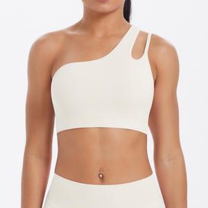 2025 nuovo Sportswear Activewear Top senza schienale Yoga palestra allenamento Fitness con cinturino singolo reggiseno sportivo da donna - Product Image 3