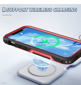 Pour <span class=keywords><strong>iPhone</strong></span> 12 / 12 Pro housse de téléphone portable 3 en 1 PC + TPU matériau Anti-chute anti-dérapant étui de protection de téléphone portable - Product Image 5