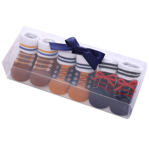 Calcetines de bebé recién nacido 100% algodón con caja de regalo - Product Image 4