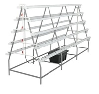 GT Outdoor Green House Cadre en métal Agriculture Agriculture Commercial Grande serre en plastique à travées multiples pour plantes