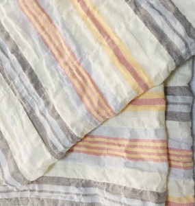 Chất Lượng Cao 98% Cotton 2% <span class=keywords><strong>Spandex</strong></span> Kéo Dài Sợi Nhuộm Sọc Cho Áo Sơ Mi Váy Chạy nước rút Mùa Hè Vải Oeko BCI Hữu Cơ Vải - Product Image 3