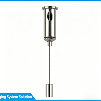 Kit de suspension réglable en acier inoxydable pour éclairage de plafond, pièces de quincaillerie robustes pour la décoration de cadres de lampes