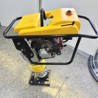 Compacteur vibrant à essence robuste CE EPA 75 kg avec moteur Loncin pour le compactage des sols et des fossés routiers
