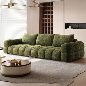 Canapé d'angle en L moderne de luxe, style nordique français, en tissu durable, pour salon et maison, idéal pour l'hôtellerie et les espaces de loisirs créatifs. - Product Image 6