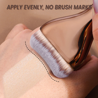 MAANGE 15 pinceaux de maquillage, 4 houppettes, trousse à cosmétiques, marque privée, outils de maquillage personnalisables, ensemble professionnel de pinceaux de maquillage