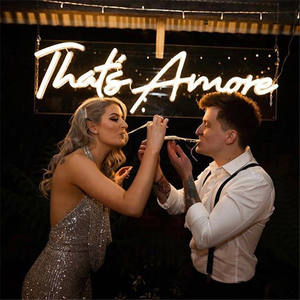 ฉากหลังงานแต่งงานนีออนที่ไม่แตกหักพร้อมไฟ - Product Image 2