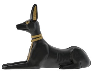 Estatua de perro de <span class=keywords><strong>dios</strong></span> egipcio de poliresina, tesoros de la tumba egipcia de Anubis - Product Image 4